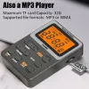 Радио -карманный AM/FM Радио -портативный ЖК -дисплей радиоприемник Mini Mp3 -плеер с наушниками Universal Walkman Support TF Card Play