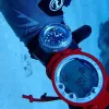 Kijkt Heimdallr Men Diving Watch Tonijn 1000m Waterdicht Zwart goud vergulde PVD Coated Case Automatische NH35A -beweging Mechanische horloges