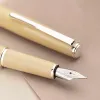 Pennor Hot Hongdian 920S Söt färsk fontänpenna för kalligrafi Highend Retro Utsökta affärsskolor Skrivande pennor Kontorsmaterial