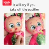 Dolls hibobi Simulation baby crying baby doll music doll little boys and girls electric vinyl unicorn toy White Red Pink giraffe