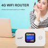 Roteadores 4G LTE portátil roteador 150Mbps WiFi SIM sem fio slot slot de rede portátil Dispositivo de hotspot 2100mAh Exibição colorida de LED