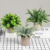 Dekorative Blumen 3pcs Kunststoff verleihen zu Hause Eleganz mit künstlichem realistischem Erscheinungsbild einfach sauber