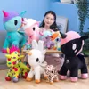 Cartoon Stuffed Plush Unicorn Toys Animal Doll CrossDressing Anime Rabbit Leopard Doll 10 Styles To Children039s Birthday Gift6310078