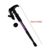 T Shank Shock Absorber Aluminium Alloy 4 Section Walking Sticks Telescoping Cane 240412