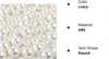 150pcs Pearls for Crafts No Holes, Vase Filler Artificial Plastic Ivory Pearl Beads for Table Scatter, Wedding, Birthday Party, Home Decoration(8mm, 14mm, 20mm)