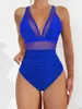 Swimwear da donna 2024 costume da bagno monopezzo sexy a V profonde a vta dolla