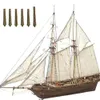 1 100 houten zeilbootschipmodel Montage kits diy gebouw speelgoedbootpuzzel decoratie ornament cadeau 240408