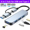 Hubs 2 en 1 4/5/7 Puerto USB Expandor USB 3.0 Hub Tipo C Divisor Tipo C Dock Adapter Multiport Expander USB Expander para Tobe Tablet de Xiaomi