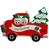 Christmas Decorations 2023 Personalized Red Truck Family Ornaments In Alloy For Xmas Decoration Drop Delivery Home Garden Festive Part Dhrjj