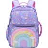 Tassen Nieuwe rugzak voor meisjes Cartoon Pink Princess School Bags Kids Satchels Kindergarten Bookbag