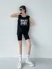 LULEMEN TOPS Shorts de style coréen Nouveau pantalon de requin en tissu Summer Shark Skin Leggings Five Element Cycling Sports Shorts