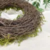 Fausse verdure florale 40 cm oeuf de Pâques jardin de feuilles de fleurs artificielles utilisées pour les portes avant de la maison