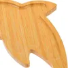 Plates Bamboo Dolphin Snack Tray House Decorations for Home Serving Modellering Multicooker Accenten