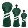 Golf Woods Headvriers Covers for Driver Fairway Golf Clubs Set Heads Pu Leather Couverture de protection de bonne qualité 240409