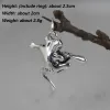 Pendants BALMORA Real 100% 925 Pure Silver Frog Pendant For Women Men Cute Hanging Pendant Thai Silver Jewelry Decoration Without Chain