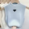 Nouveau été court-crot de créateur femme veste femme en tricot tricot sexy top top shirt léger lettre mince broderie pour femme gilet haut givil