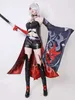 Anime Costumes Acheron Cosplay Game Honkai Star Rail Acheron New Style Cosplay Come Red Dress Women Role Play Carnival Party Sexy Clothes Y240422