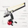 SCOPES HÖG POWER FIRKEFIRD SLINGSHOT Precision Straight Rod Telescopic High Quality With Laser/ Fishing Reel Outdoor Hunting