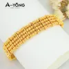 Strands Dubai Bracelete de ouro elegante 21k Gold Gold Bated Mulheres do Oriente Médio Bangle Bangle Party Acessórios para Eventos Presente Presente