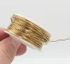 Components 20 Guage Artistic Wire Stainless Steel Gold Wire For Making Jewelry Resistant Craft Coil Wire