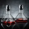 Decanter de vinho 1.5L Decanter vinho criativo Transparente Design Design sem chumbo Crystal Glass Acessórios de vinho de barra de barra de barra de barra 240417
