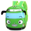 バッグタヨカートゥーンリトルバスおもちゃ学校バッグチルドレンバッグ子供のかわいいバックパックキッズバッグ16歳の子供に適しています