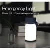 Gece Işıkları USB Taşınabilir Masa Lambası LED Hafif Dokunmatik Atmosfer Açık Kamp Asma Masası Dekorasyon
