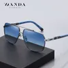 Nuevas gafas de sol polarizadas para la conducción al aire libre Sunshade 6321 Versátil Mensor cuadrado dual