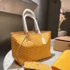 tote Designer Womens Shop Handbag Famous Fi Go Large Yard Capacity Colorful Shoulder Bag Beach Bags Green Grey Wallet 853P#