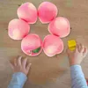 Dekorativa blommor 6 datorer persikeskum Diy Decor Mini Toy Artificial Fruit Craft Model Store Prop