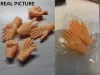 Zabawki mini ręce model maleńkie ręce narzędzie do masażu kota narzędzie zabawne zabawki miniaturowe rękawiczki palec rękawiczki palec małe palce kotka interaktywna zabawka kota