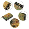 ホルダーGustav Klimt Women Card Card Holder Wallet Leather Mamel Card Case 9ビット + 2ビッグポジションジッパーカードウォレットカードバッグ