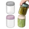 Garrafas de armazenamento 4pcs Overnight aveia Jars de alta qualidade Mason Good Selating Safe Alimentos Spices Alimentos Carteiras de Alimentos