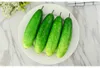 Decorative Flowers 050 Simulation Of Plastic Fruit And Vegetable Decoration Props / Model Fake Cucumber 20 5.2cm