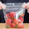 Taschen 300/100pcs Transparente Zip -Taschen Lebensmittel Schmuck Vakuum Aufbewahrung Tasche Plastik Dicker auftriebsfähige Polybeutel Küche Organisation Paket