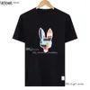 Psyco Bunny Summer Polo CasuareTシャツメンズスケルトンラビット2024 New Design Multi Style Men Shirt Fashion Designer Tshirtカップル短袖マントップ730