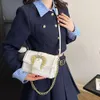 Instagram女性のための人気汎用性ハンドバッグ新しいチェーンクロスボディファッショナブルな香りのよいスタイルの小さな正方形のバッグ