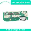 新しいオリジナルのDoogee S100 USBボードベース充電ポートプラグボードDoogee S100スマートフォン用のマイク付きポートプラグボード