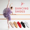 Tanzschuhe aoqunfs Mädchen Ballett Canvas Weiche alleinige Hausschuhe flache Kinder Kinder üben Ballerina Frauen