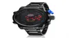 Wallwatches ohsen1608 vendiendo hombres039s reloj de acero inoxidable de acero electrónica reloj doble movimiento de movimiento impermeable hombres039s 2593847