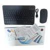 Rests Språk trådlöst Bluetooth -uppladdningsbar mobiltelefon med mus och tangentbordskombination för surfplatta -telefon iPad -typinställningar