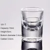 Gobelet de verre créatif cristal custage de petites verres à vin tasse de fête à boire charmante à fond épais drinkware transparent es s