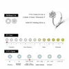 Anelli nuziali aliZOLO 0,5-3ct d colore anello di moissanite con certificato Gra 925 sterling argento rotondo brillante anelli di diamanti taglio per donne 240419