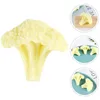 Decorative Flowers Cauliflower Model Simulation Broccoli Faux Slice Plastic Fake Food Fruits And Vegetables Lifelike