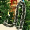 Fleurs décoratives 200 cm de Noël guirlande guirlande rubans de fleur madder couronne de Noël ornements d'arbre bricolage