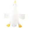 Dockor Big White Goose Pillow Plush Toy Bean Baby Comfort Sleeping Doll Löstagbar Jack Skellington