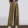 Pantalones de mujer Color sólido de cintura alta Pantalones casuales Entrenamiento con bolsillos tienda oficial Ropa para Mujer para mujeres