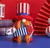 Dostarcza imprezowe amerykańskie bezpoziomowe Patriotyczne Niepodległość Dzień Niepodległości ozdoby lalki 4 lipca Domowe Dekor Dekor Dom Kids Toys DF355
