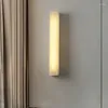 Wall Lamps Imitation Marble LED Lamp Cuboid Iron Dimmable Lighting Fixtures For Bedroom Parlor Stairs Aisle Restaurant