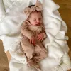 Dolls Bzdoll 3DPainting Skin z widocznymi żyłami 50 cm miękki silikon śpi Laura silikonowa Reborn Baby Doll Toy Girl 20 cali jak prawdziwa